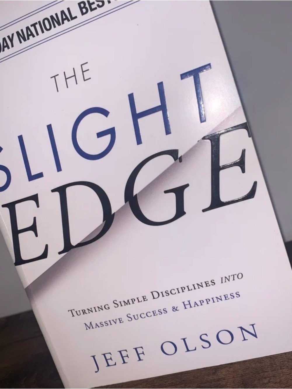 The Slight Edge book by Jeff Olson - a motivational guide to success